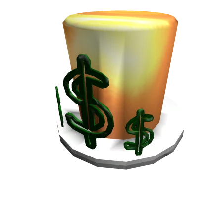 Golden Top Hat of Bling Bling