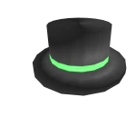 Green Banded Top Hat