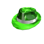 Green Sparkle Time Fedora