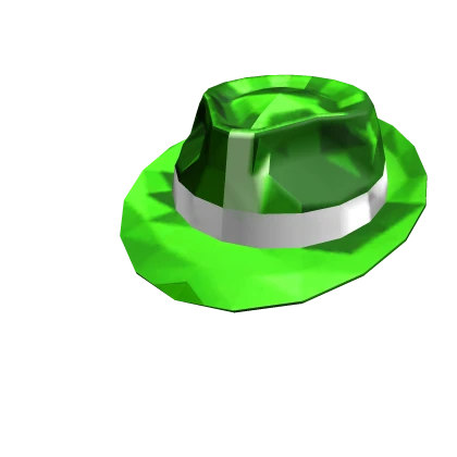 Green Sparkle Time Fedora