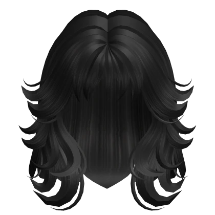 Grunge wolf hair Black
