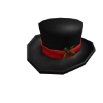 Holly Jolly Top Hat