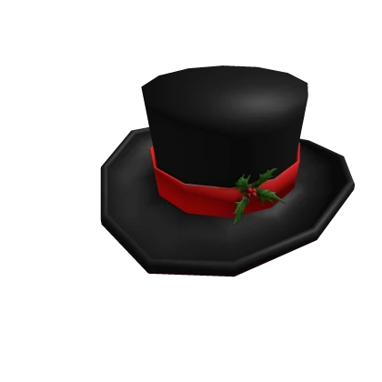 Holly Jolly Top Hat