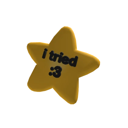 I tried :3 Star Pin