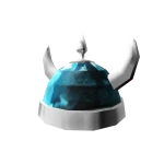 Icy Blue Viking Helm of Frozen Victory