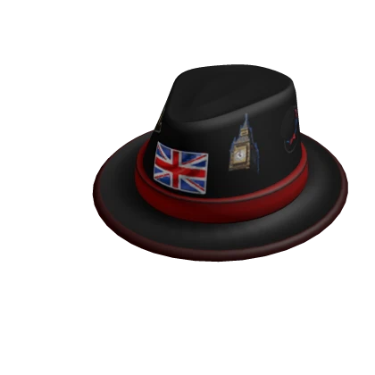 London BLOXcon Black Fedora