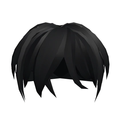 Messy Popular Boy Hair in Black