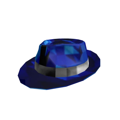Midnight Blue Sparkle Time Fedora