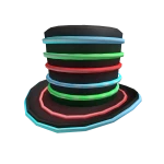 Neon Party Top Hat