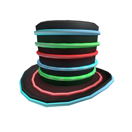 Neon Party Top Hat