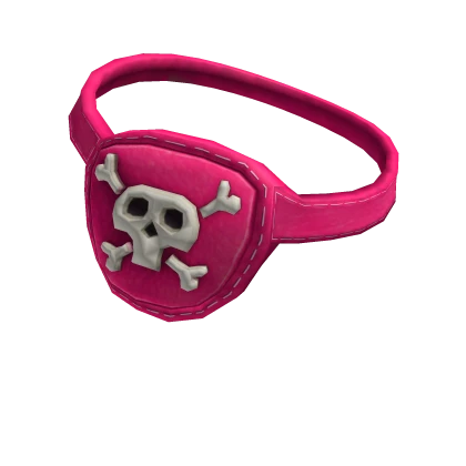 Neon Pink Pirate Patch
