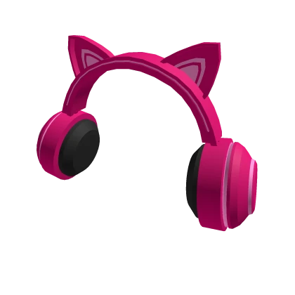 Pink Cat Ear Headphones