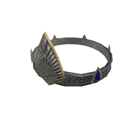 Platinum and Sapphire Circlet of the Elven King