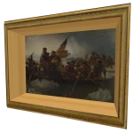 Portrait of a Hero Crossing the Delaware