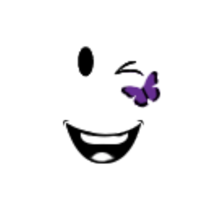 Purple Butterfly Smile