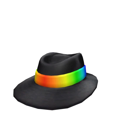 Rainbow Fun Fedora 