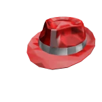 Red Sparkle Time Fedora