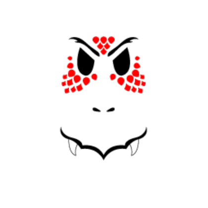 Red Ultimate Dragon Face