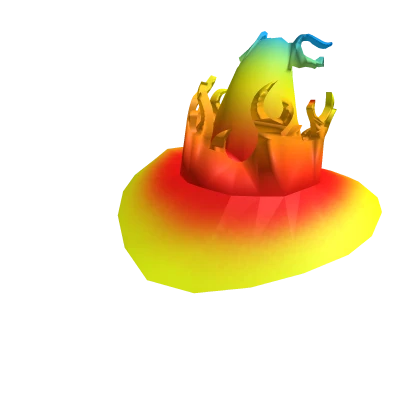 Red Wizard Hat of Flames