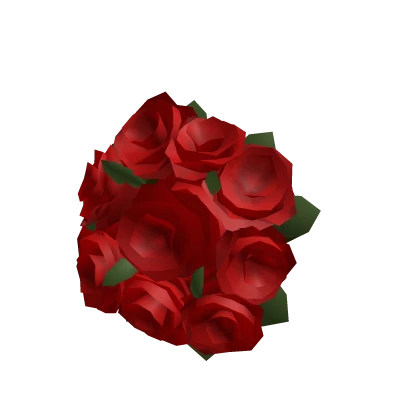 (Right) Holdable Red Flower Bouquet