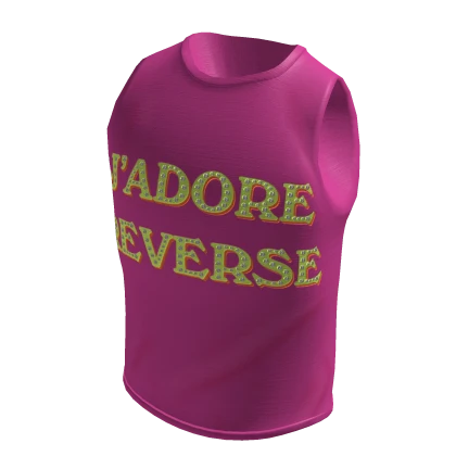 Roblox Learn Jadore Tanktop