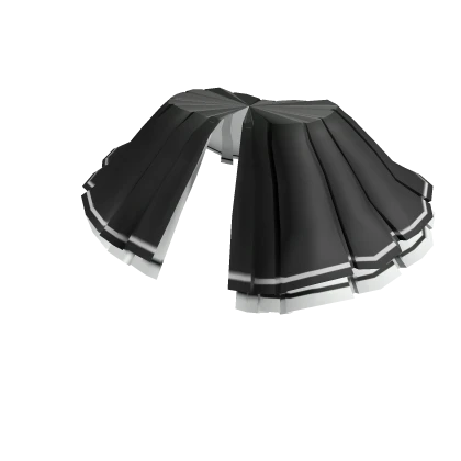 Ruffle Accent in Black