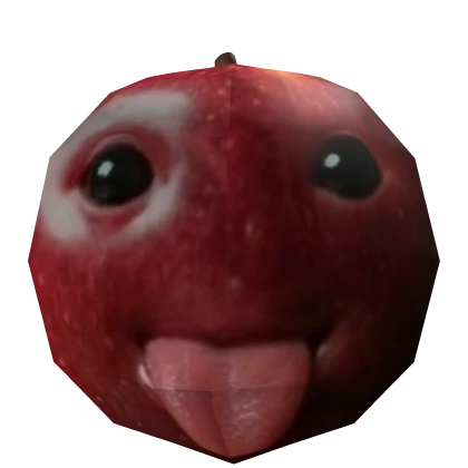 Silly Cute Niche Apple AI Fruit Head Mask