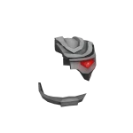 Silver Cyborg Face Gear