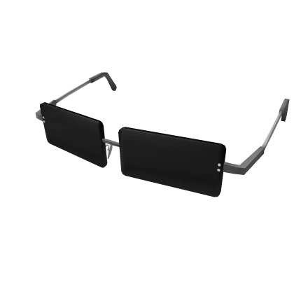 Silver Rectangle Shades