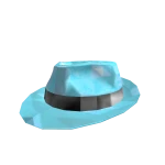 Sky Blue Sparkle Time Fedora