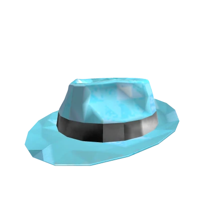 Sky Blue Sparkle Time Fedora