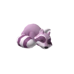 Sleepy Pink Raccoon