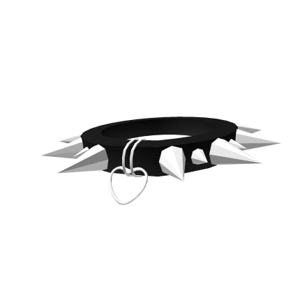 Spiked Heart Collar - Black (3.0)