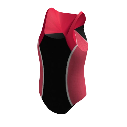 Sporty Swimsuit (Red)