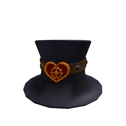 Steampunk Sweetheart Top Hat