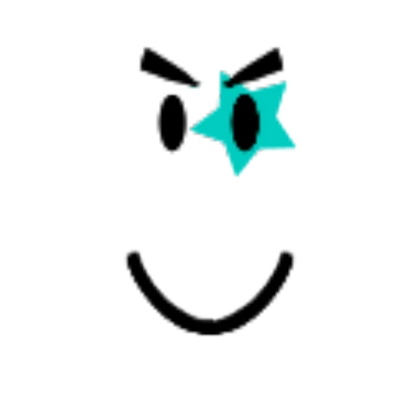 Teal Rock Star Smile