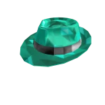 Teal Sparkle Time Fedora