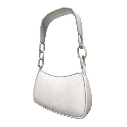 White Trendy Shoulder Bag