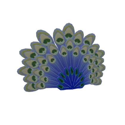 Wintery Peacock Tail