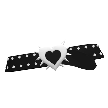 Y2K Spiked Heart Belt 3.0