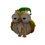 Yellow Sleepy Owl