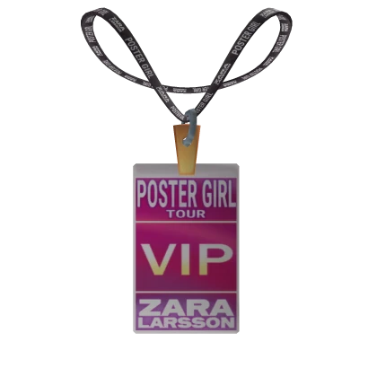 Zara Larsson Tour Lanyard